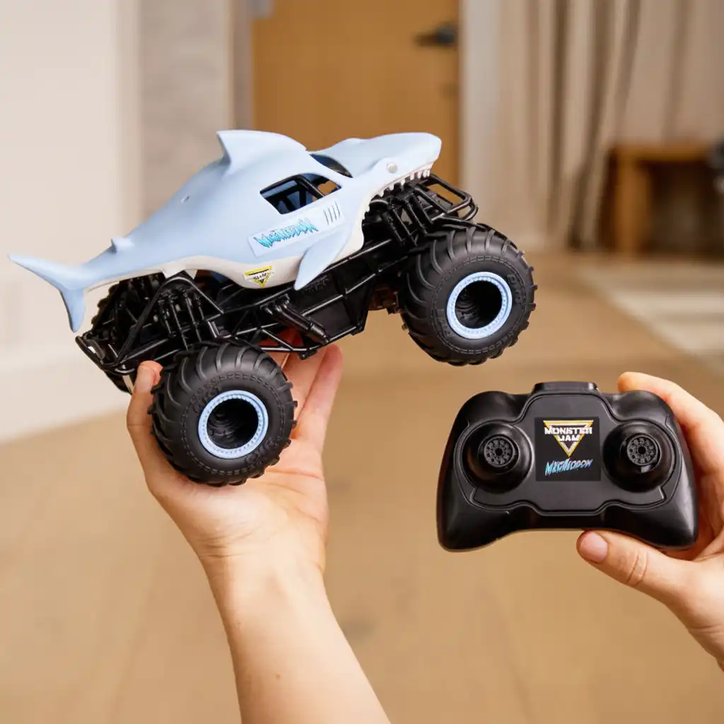 Crie seu próprio rally Monster Jam cheio de truques.
