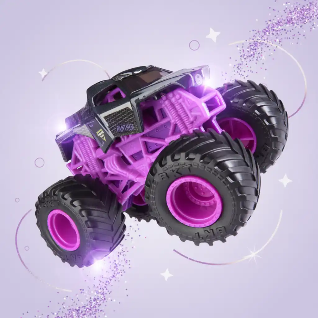 Monte sua coleção completa de caminhões Marvel Monster Jam.