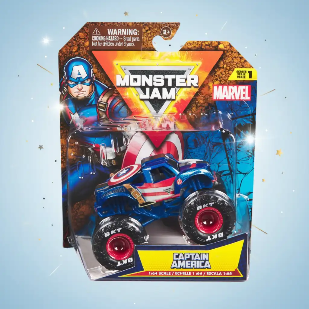 Viva aventuras épicas com o icônico monster truck.