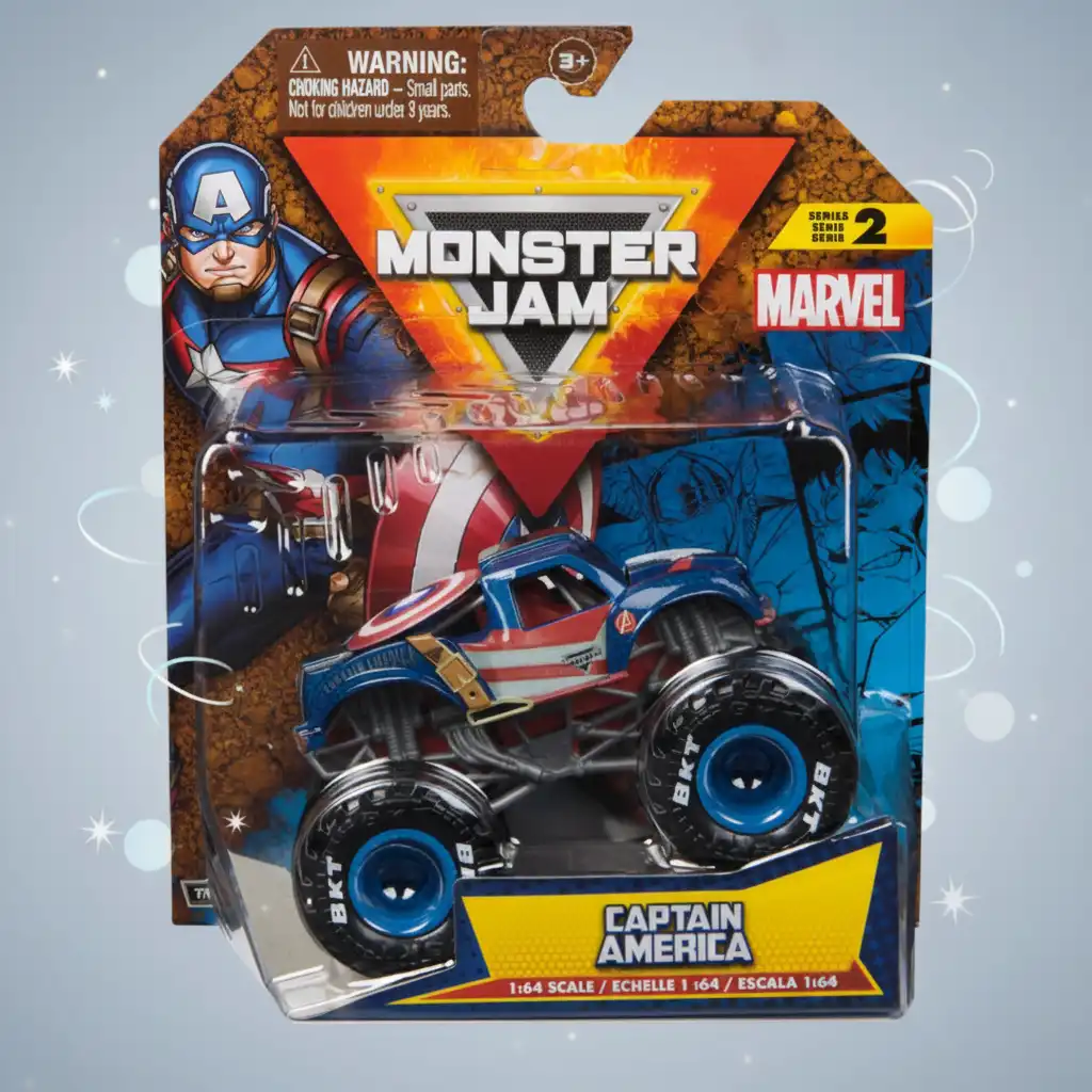 Viva aventuras épicas com o lendário Vingador na arena Monster Jam.