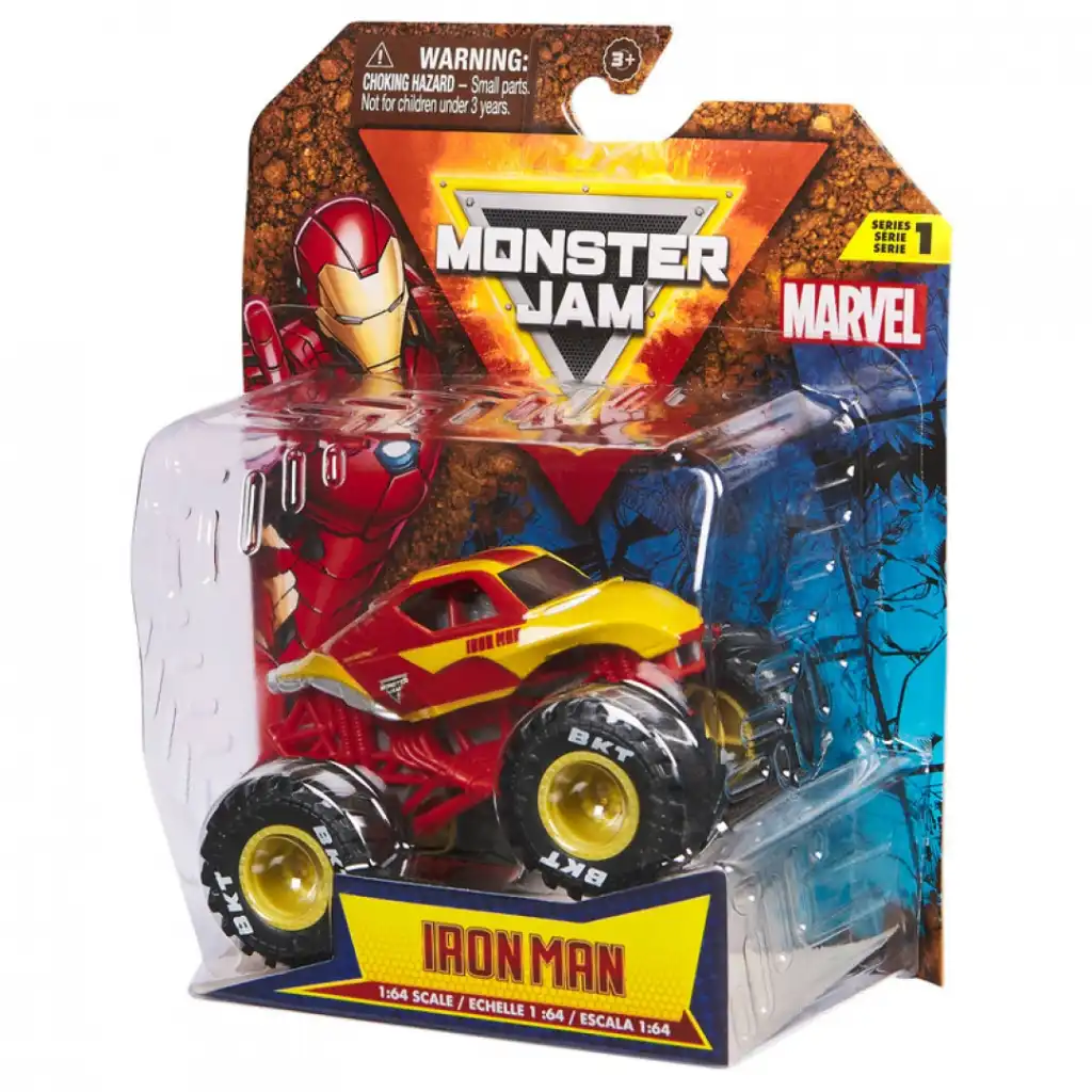 Heróis encontram potência em Monster Jam.