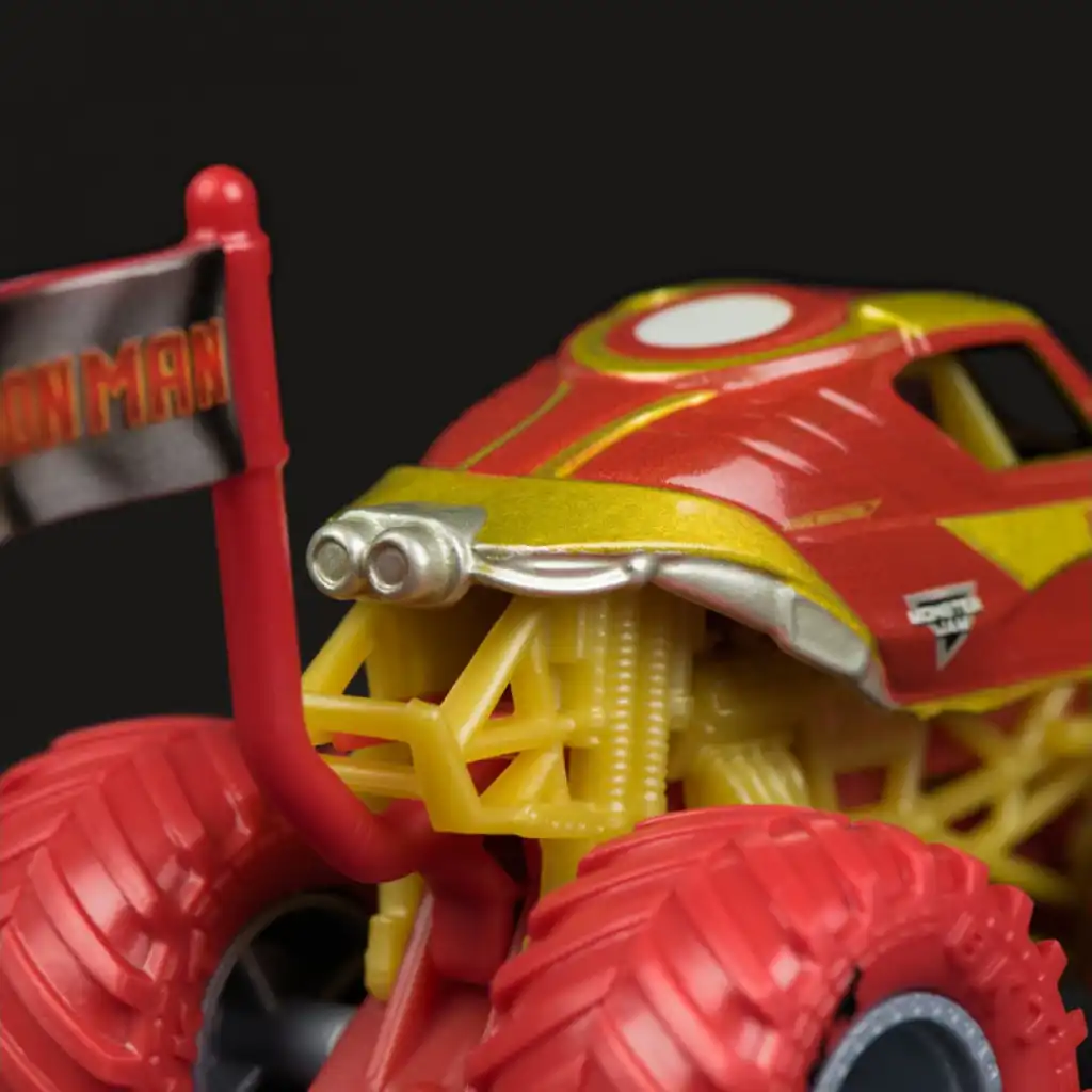 Desperte a imaginação com as peças heroicas do Iron Man.