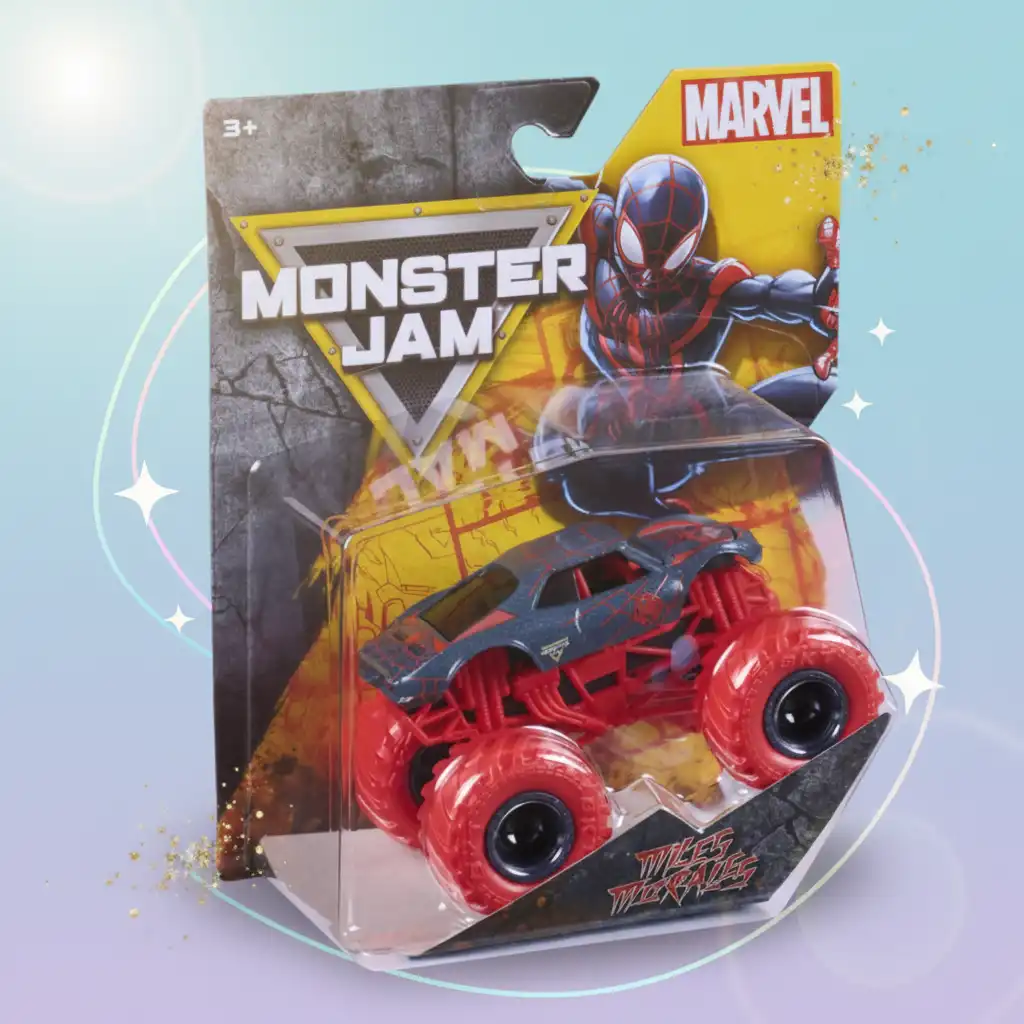 Viva uma ação interminável com um Monster Truck de super-herói.