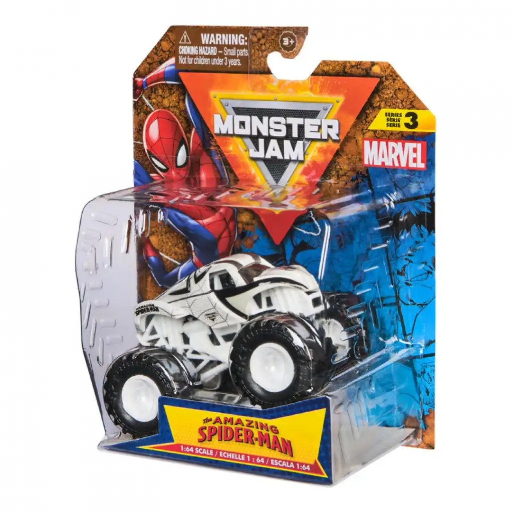 Viva uma ação épica com um monster truck de super-herói.