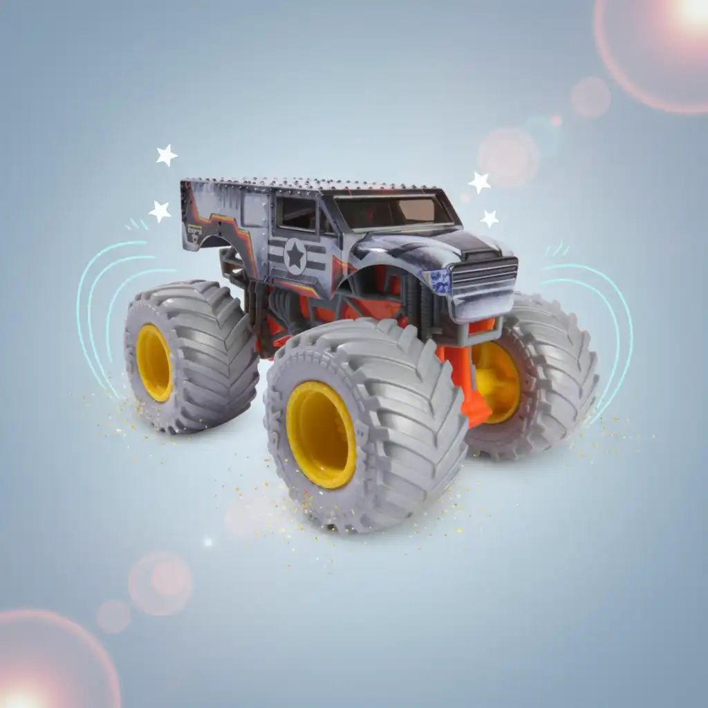 Desperte a imaginação com os heróis de ação Monster Jam.
