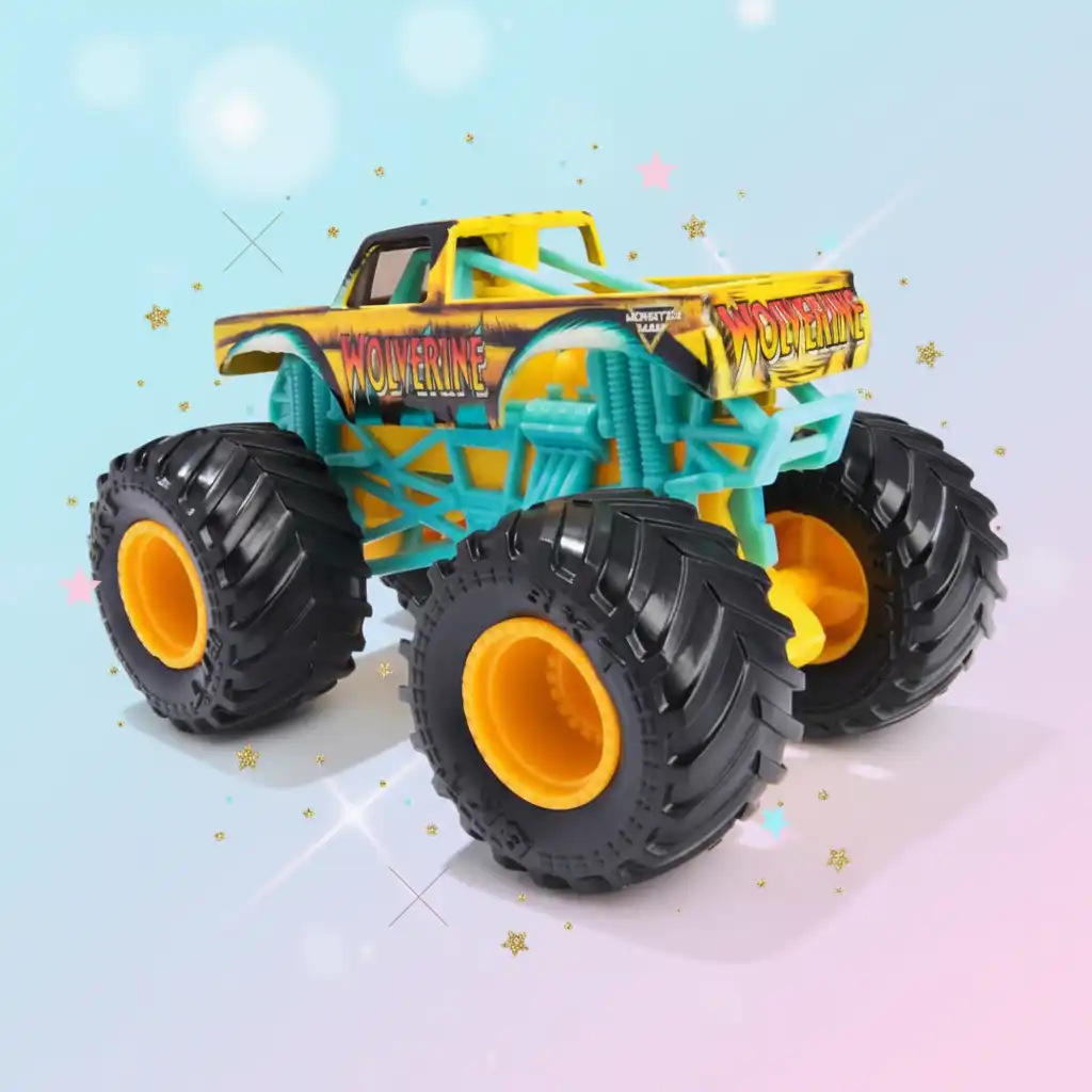 Crie seu próprio show Monster Jam cheio de manobras.