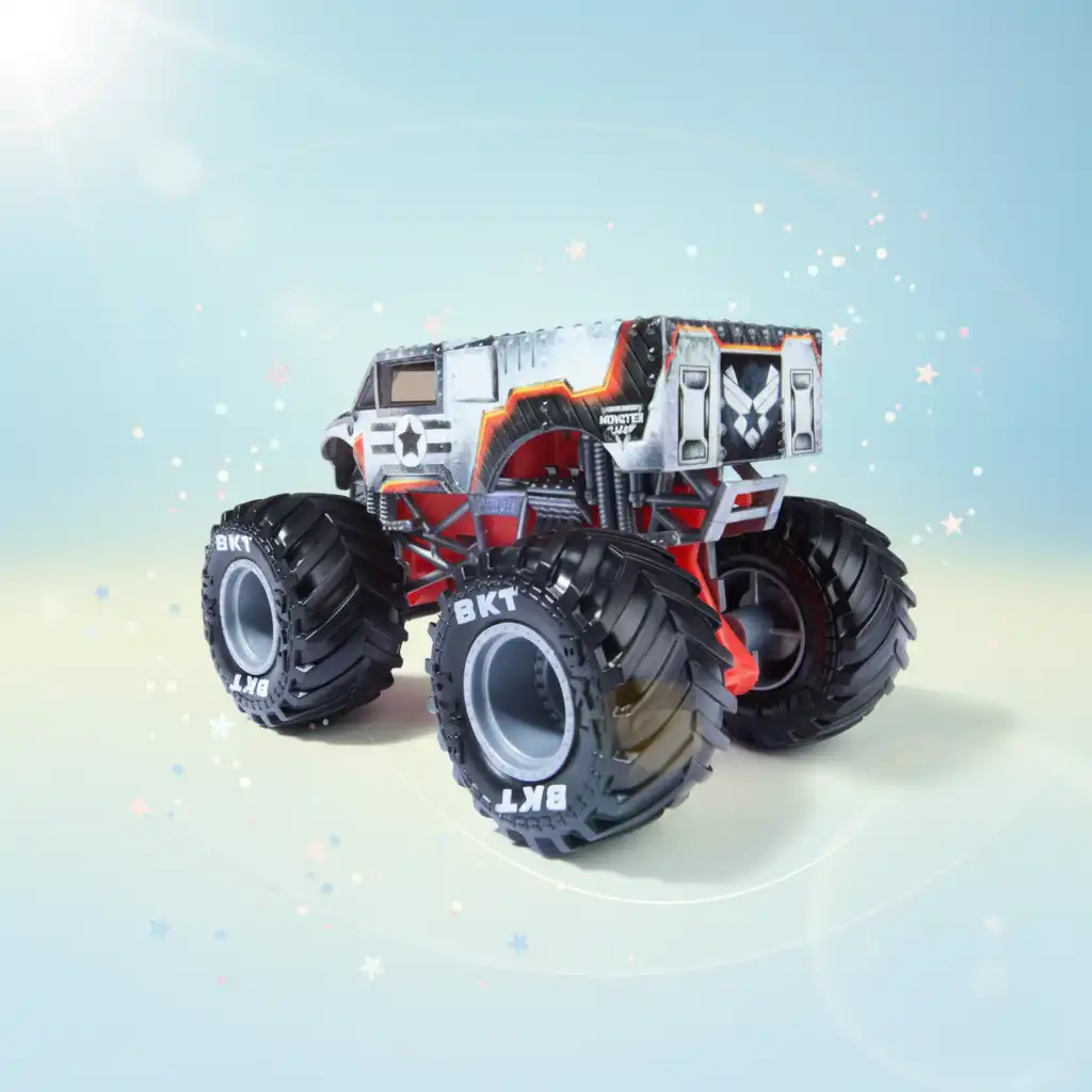 Crie sua própria arena Monster Jam e supere limites.