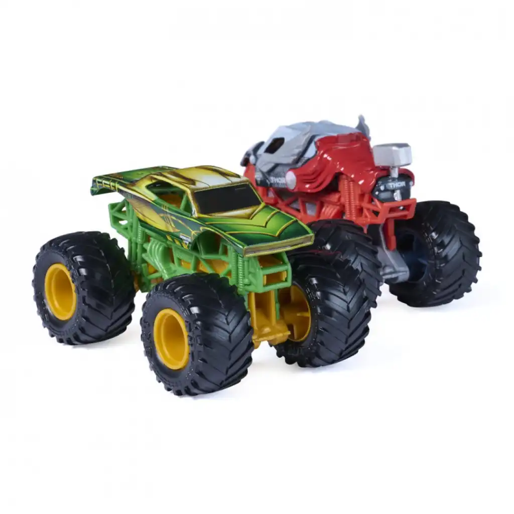 Conexão única dos heróis Marvel com o mundo Monster Jam.