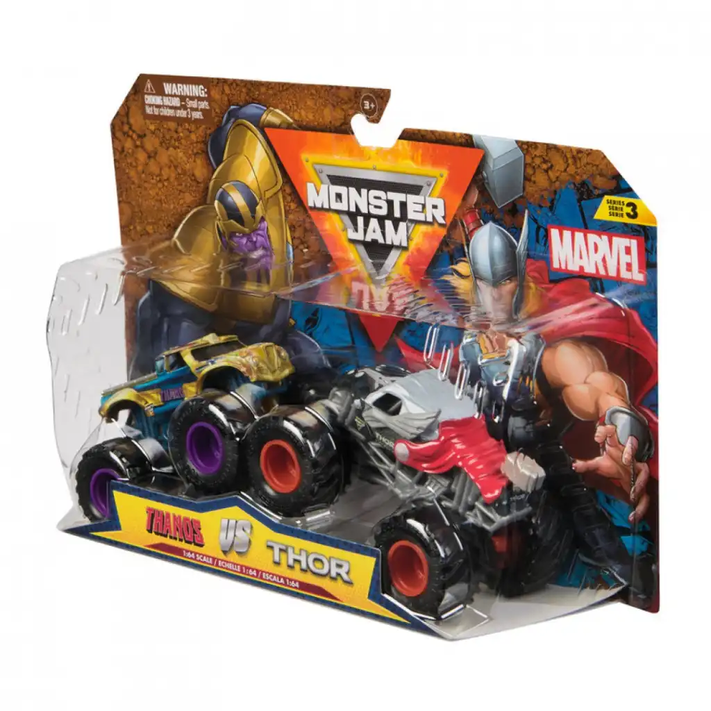 Viva uma diversão infinita com os heróis Marvel em quatro rodas.