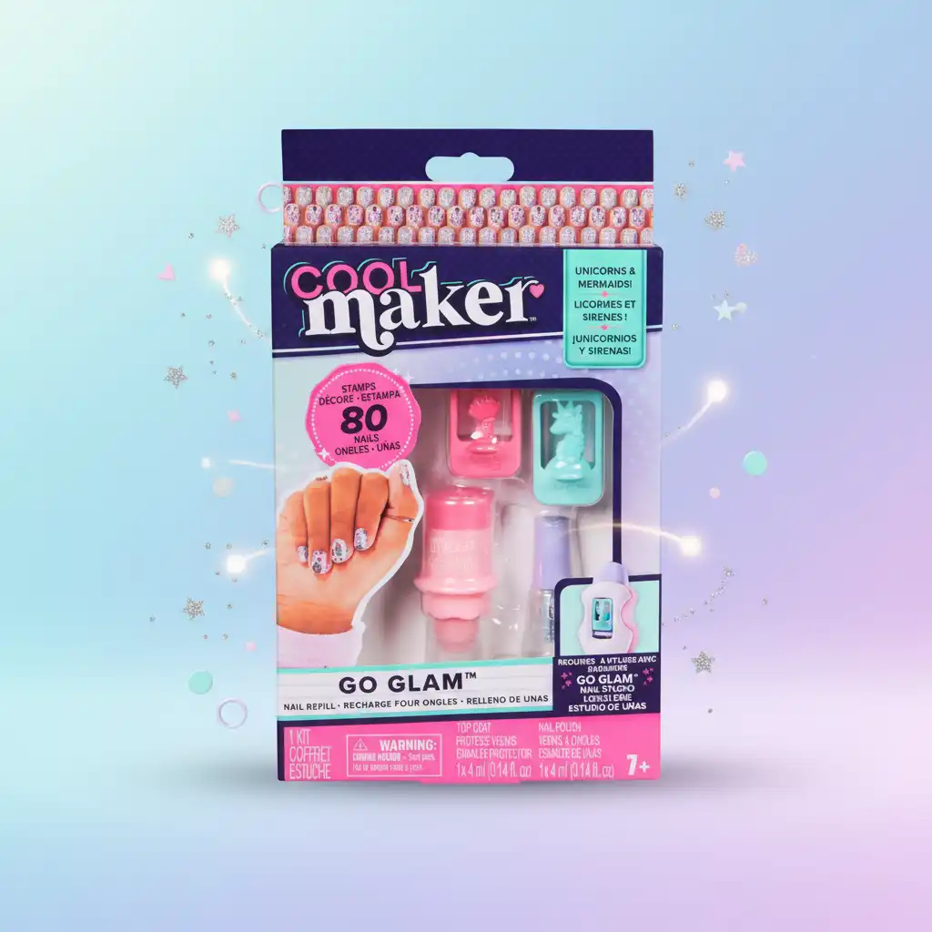 Padrões detalhados de unicórnio e sereia para unhas perfeitas.