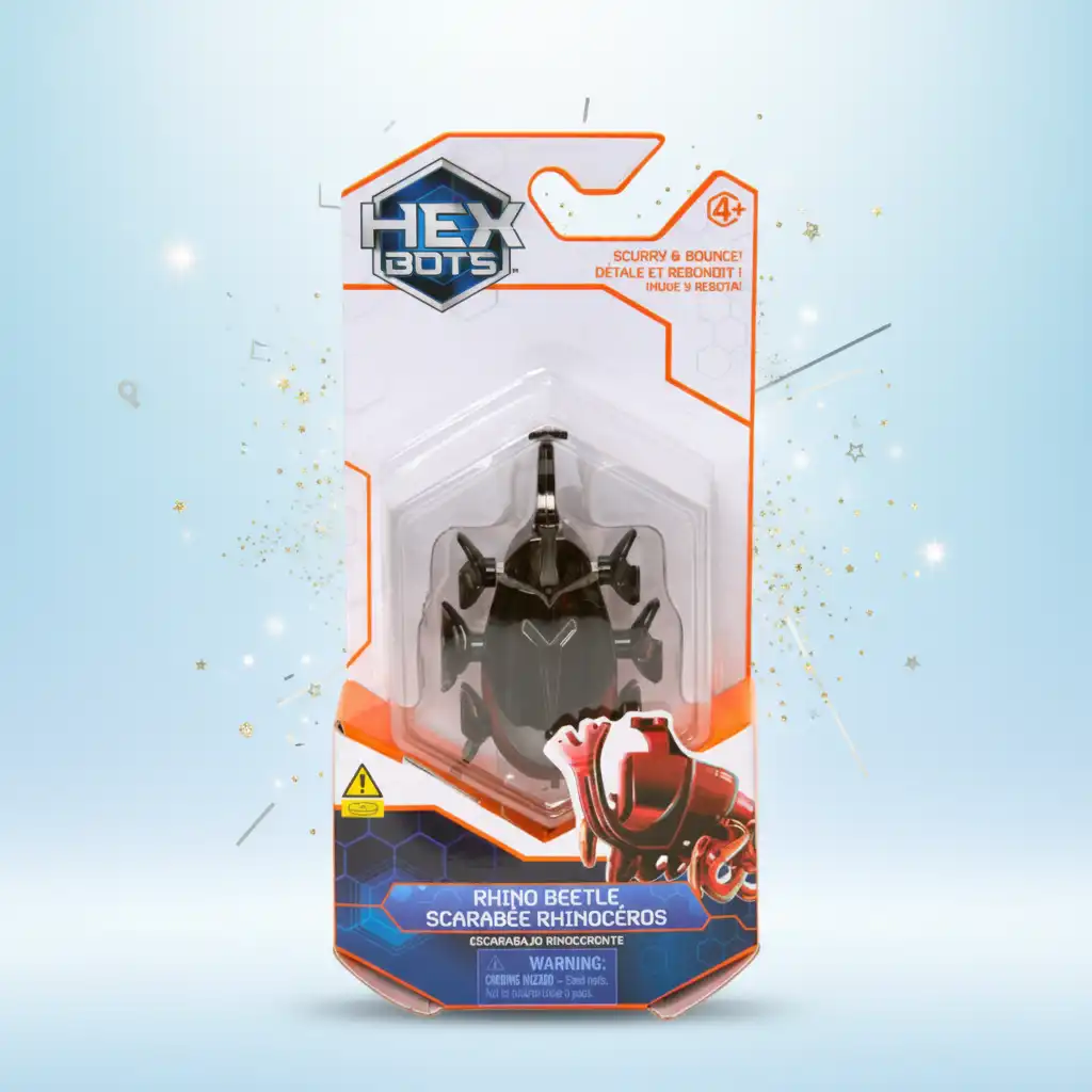 Experimente diversão infinita com o robô rastejante Rhino Beetle.