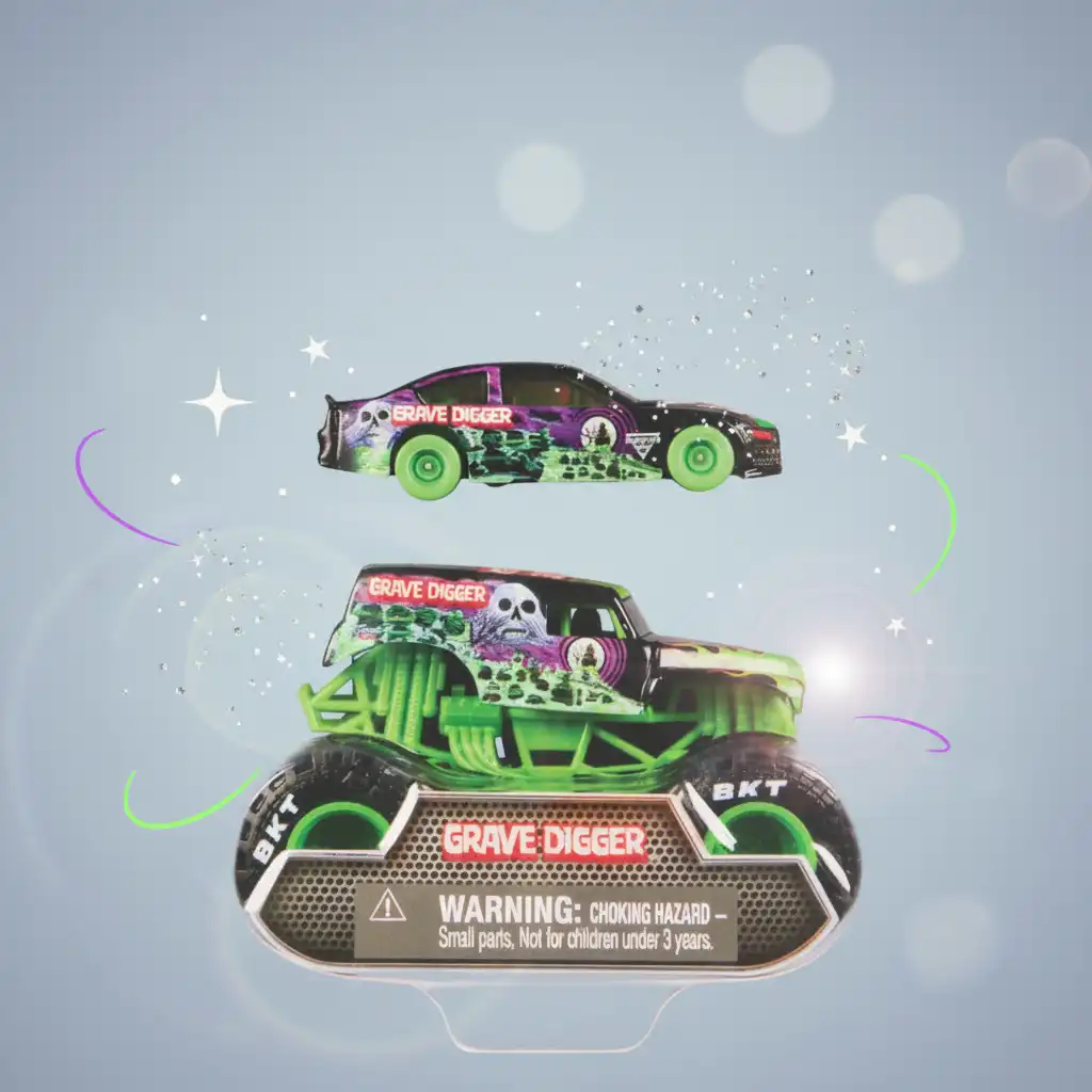 Domine cada pista com a equipe invencível Monster Jam.