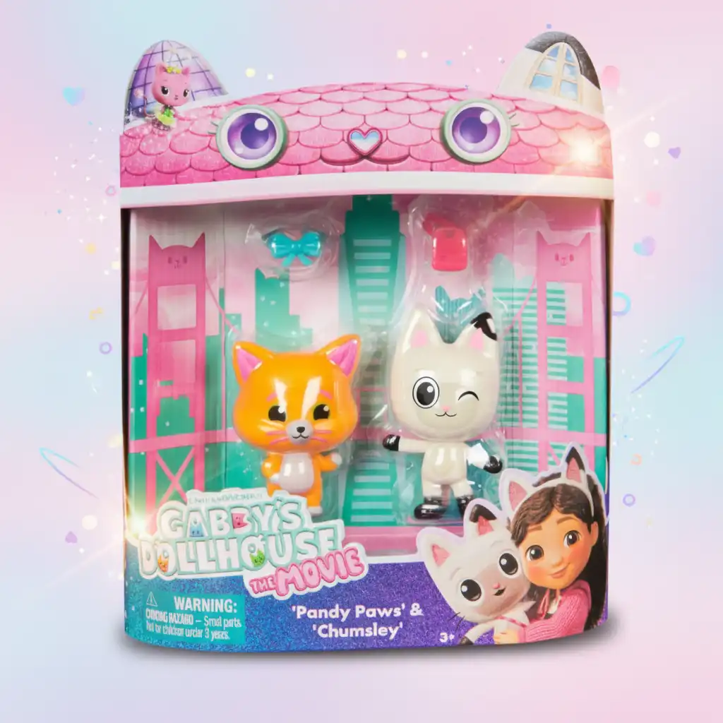 Figuras de filme detalhadamente trabalhadas para diversão infantil sem fim.