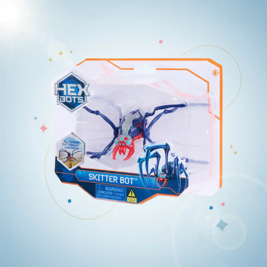 Incentive a curiosidade infantil com o mundo da robótica moderna Hex Bots.
