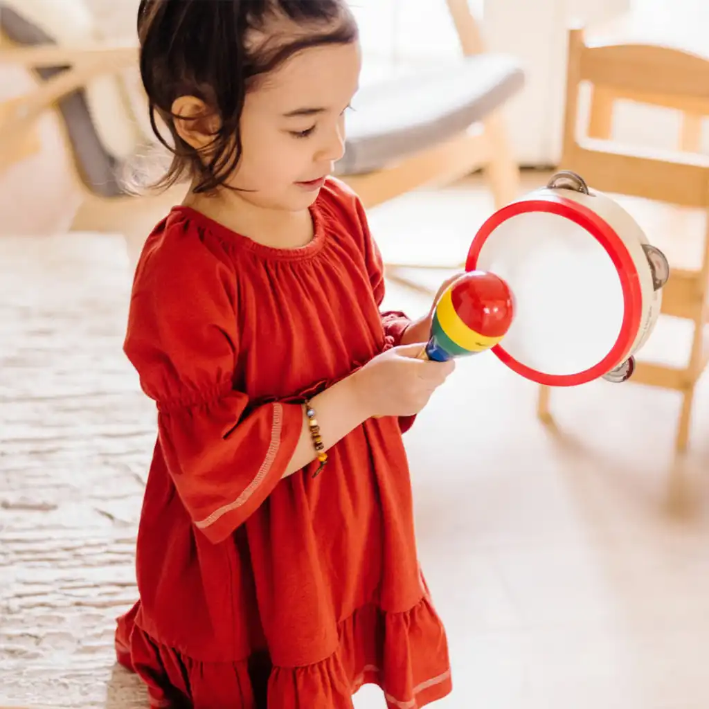 Instrumentos perfeitos para formar a primeira orquestra infantil e para o jogo em equipe.