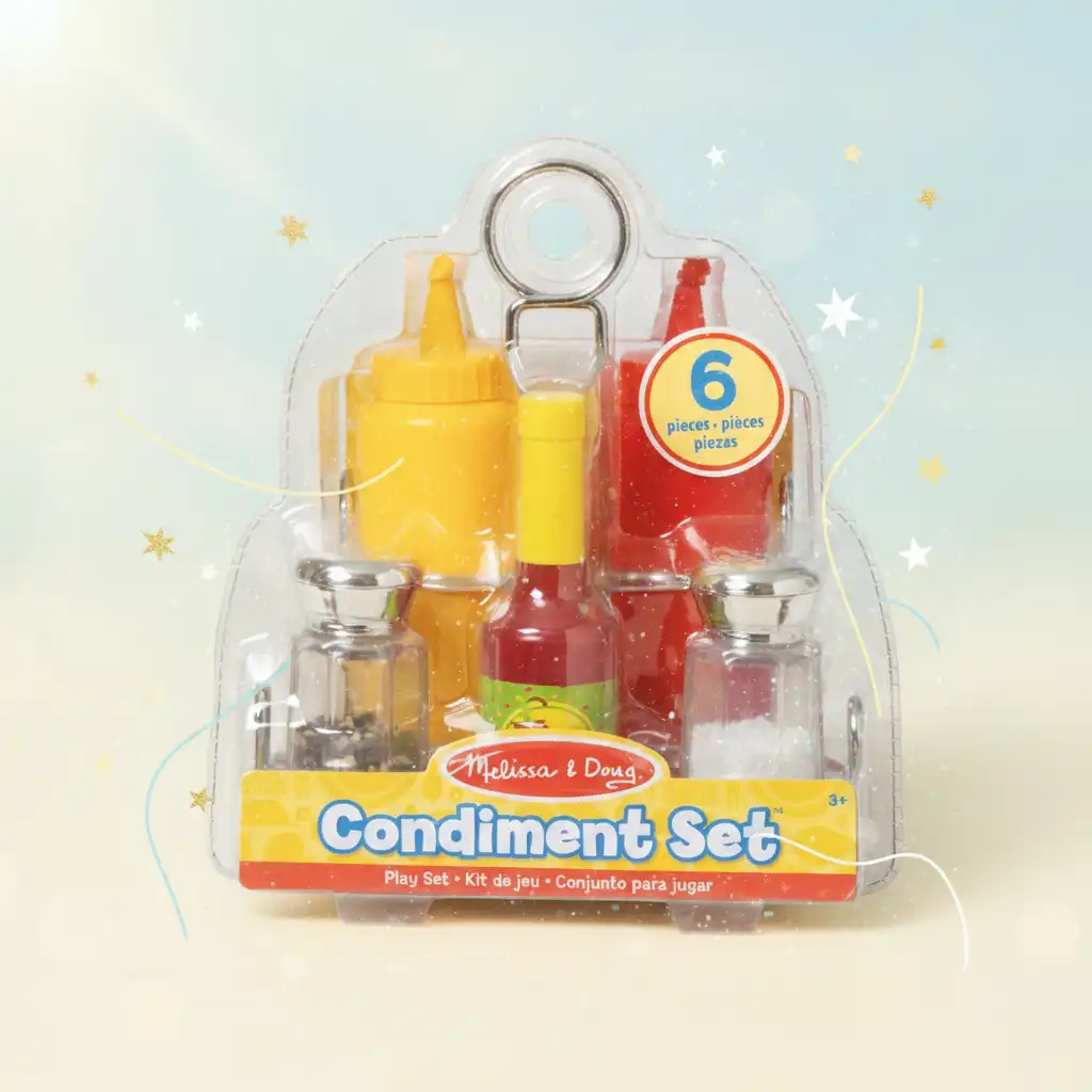 Descubra novas formas de brincar com acessórios de cozinha realistas.