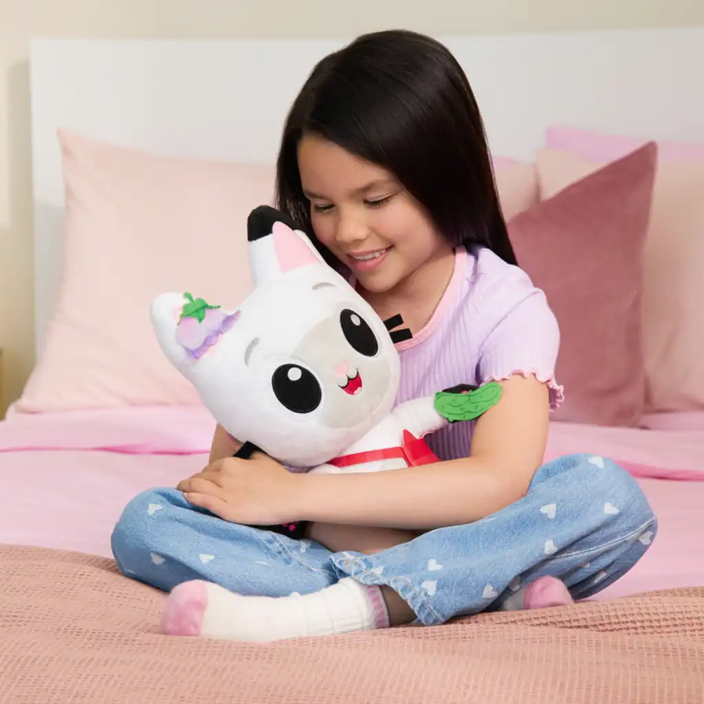 Peluche de qualidade e macio para brincar com segurança.
