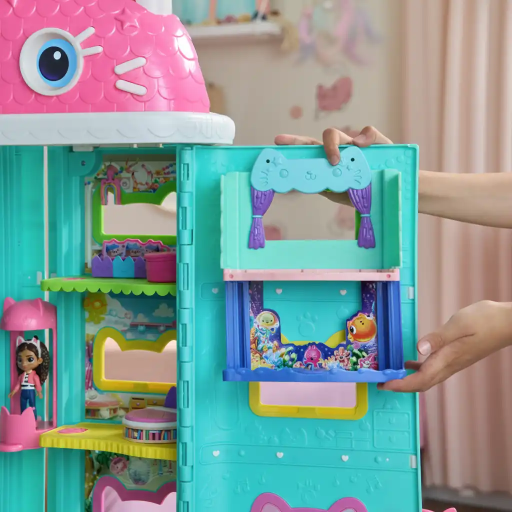 Desenvolva a criatividade infantil com elementos interativos no banheiro.