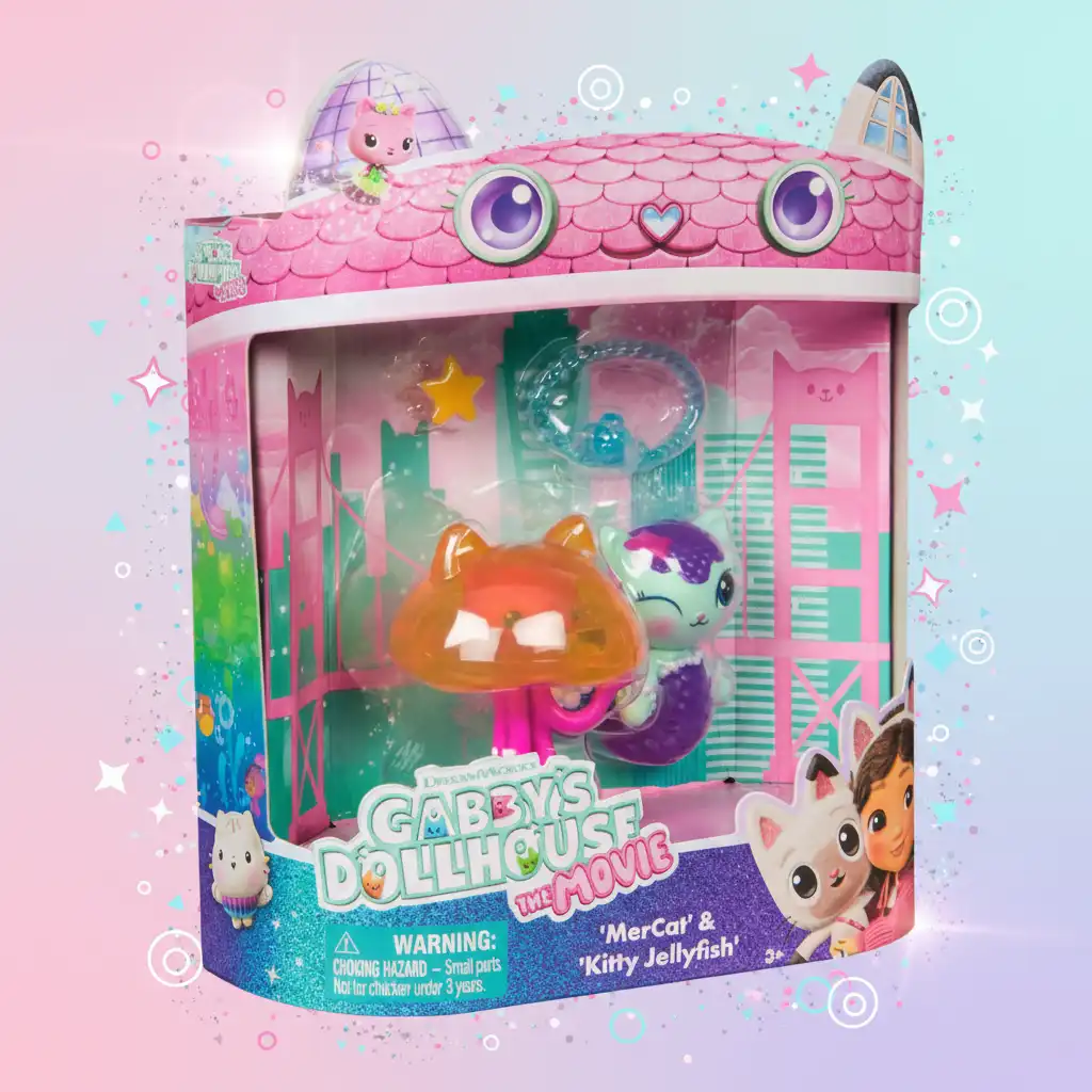 Descubra a magia do mundo subaquático com novos amigos felinos.