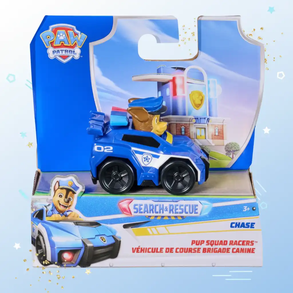 Viva aventuras emocionantes com o valente cachorrinho Chase.