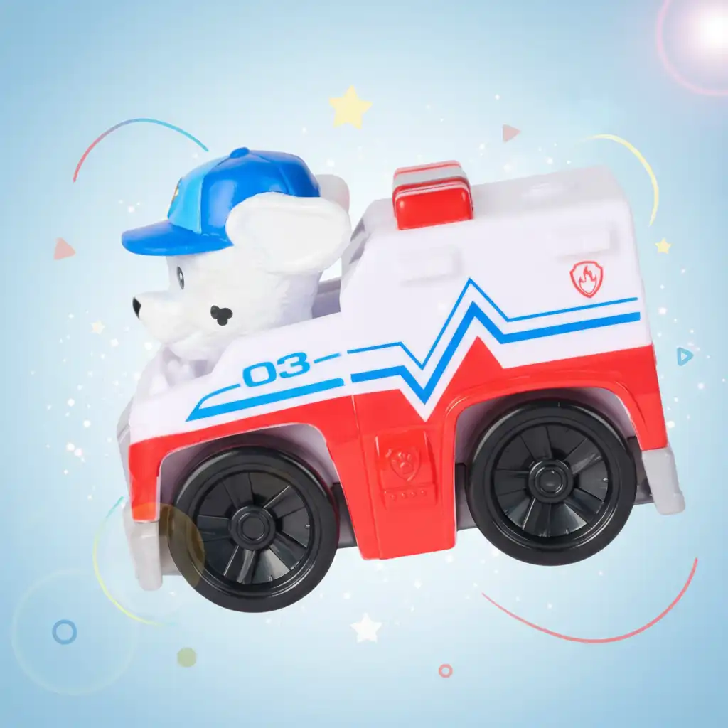 Descubra possibilidades infinitas de brincadeiras criativas com um veículo de resgate funcional.