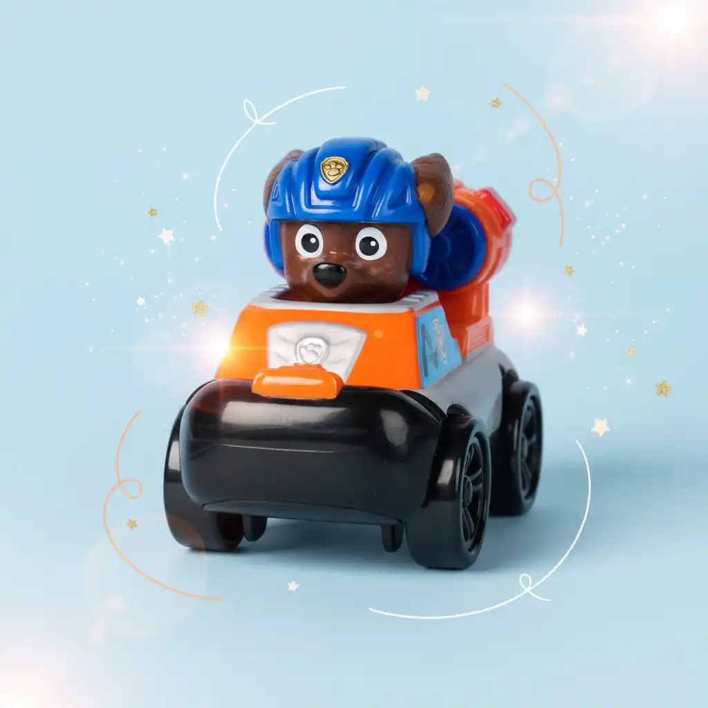 Amplie sua coleção com outro veículo icônico da patrulha.