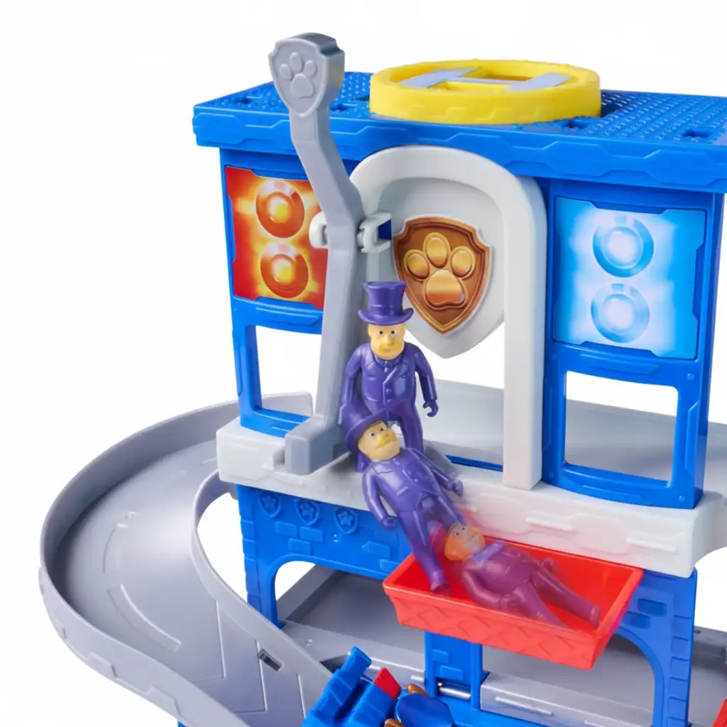 Design prático para fácil armazenamento de todas as figuras.