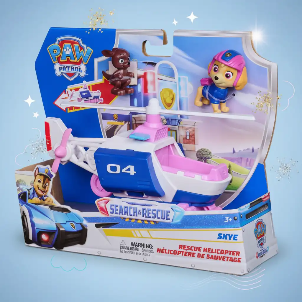 Viva aventuras emocionantes no ar com a corajosa Skye.