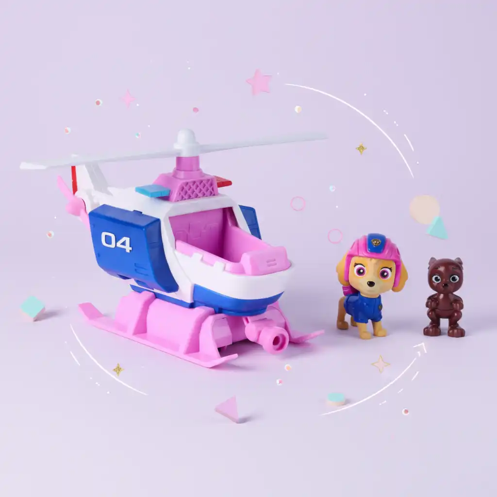 Descubra novas formas de brincar com os recursos funcionais do veículo.