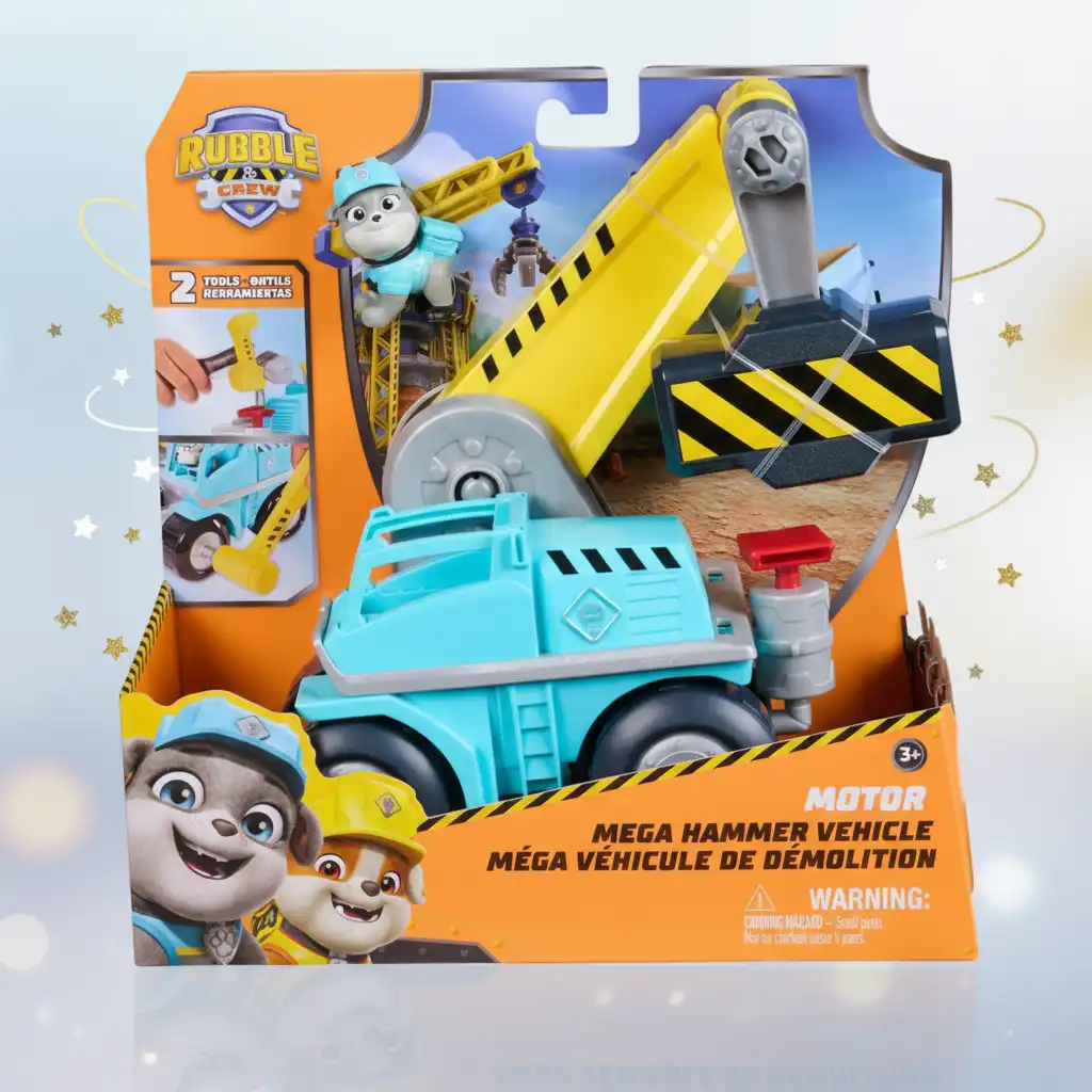 Descubra novas formas de brincar com ferramentas removíveis.