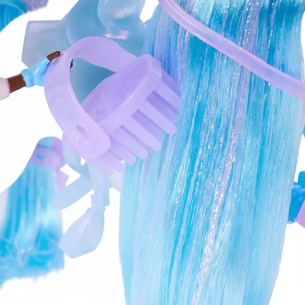 Figuras de alta qualidade com elementos móveis e glitter.