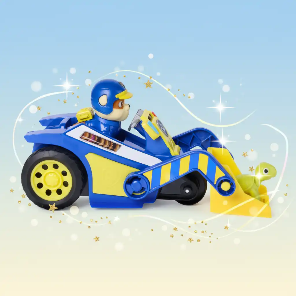 Brinquedo resistente pronto para aventuras diárias.