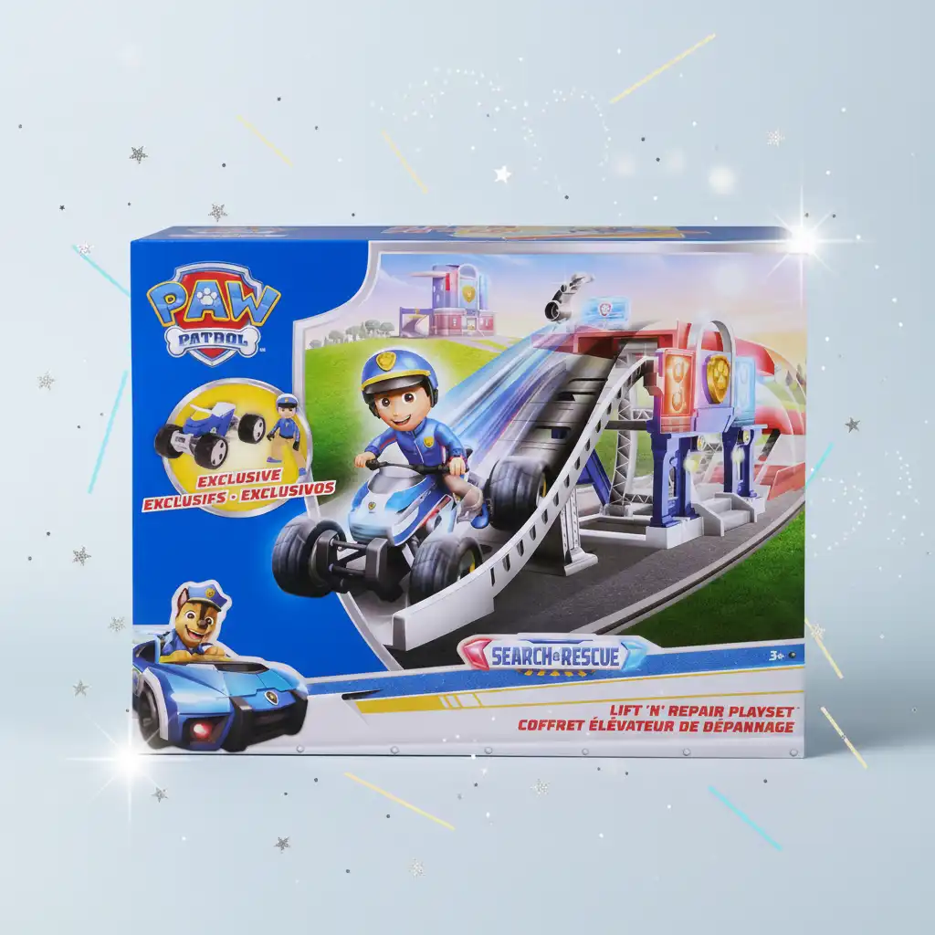 Acabamento preciso e elementos funcionais para brincadeira sem fim.