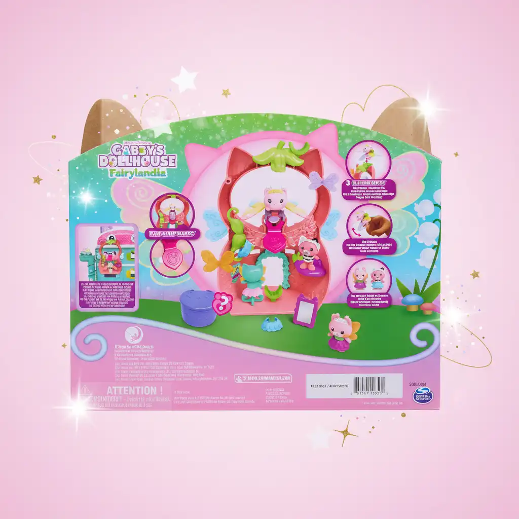 Estimule a imaginação infantil com elementos de jogo originais.