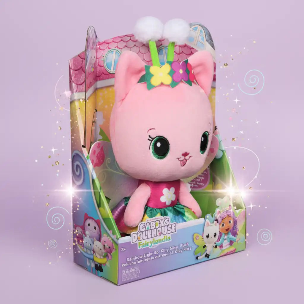 Ilumine o mundo infantil com a amiga de pelúcia mágica.