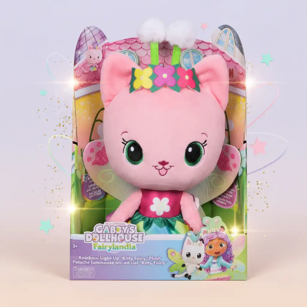 Detalhes precisos e pelúcia macia para máxima diversão nas brincadeiras.