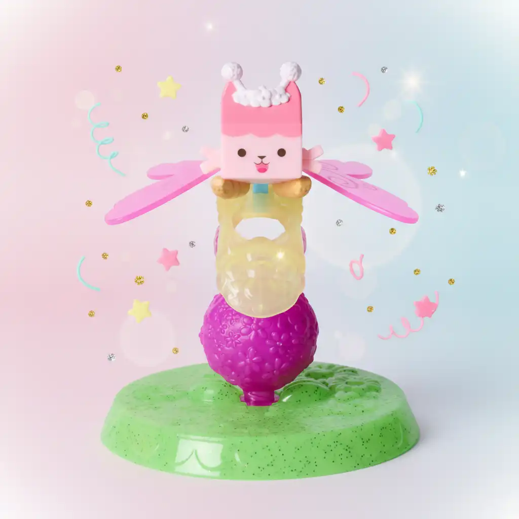 Entre no mundo da fantasia com um anel de fada móvel.