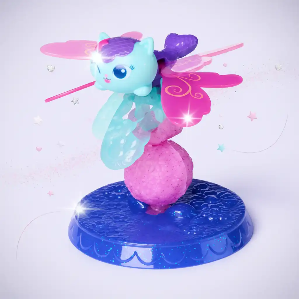 O suporte prático garante o armazenamento seguro da sua figura favorita.