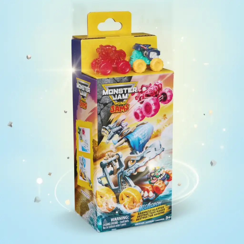 Experimente diversão desenfreada com os mini caminhões Monster Jam!