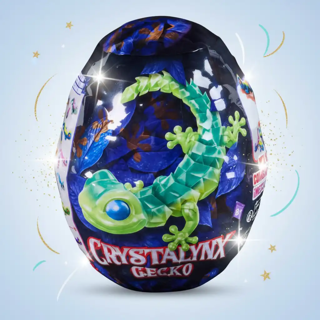 Descubra o segredo escondido no ovo cristalino brilhante.