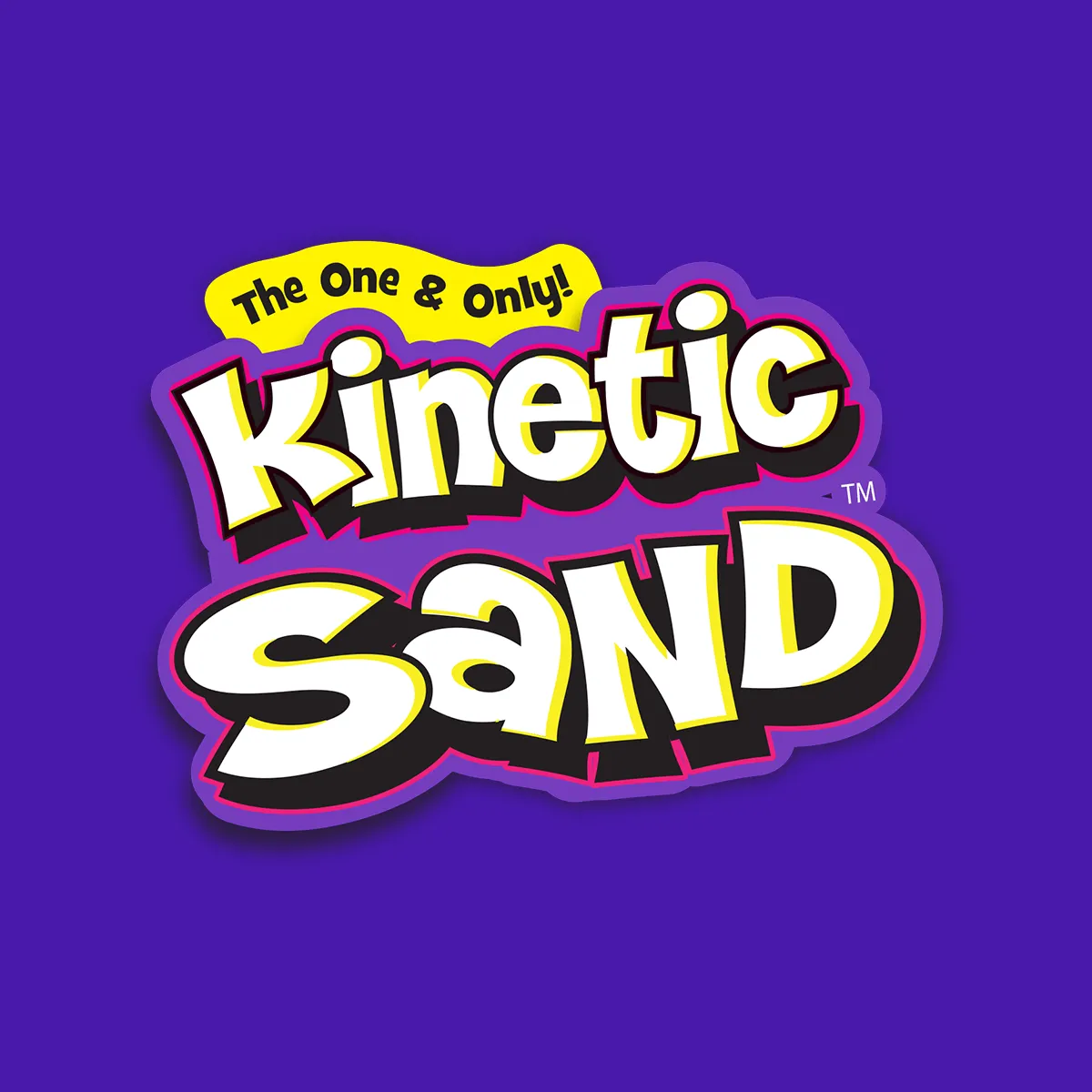 Logotipo oficial Kinetic Sand Conjunto praia de areia