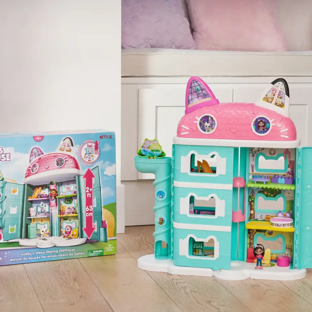 Estimule a imaginação Infantil com Gabby e seu mundo mágico.